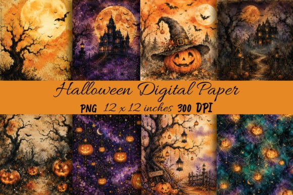 Download Halloween Digital Paper - Halloween digital paper Collection