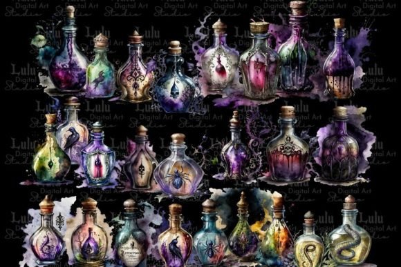 Download Dark Magic Potions, Gothic Witch - Magic Collection