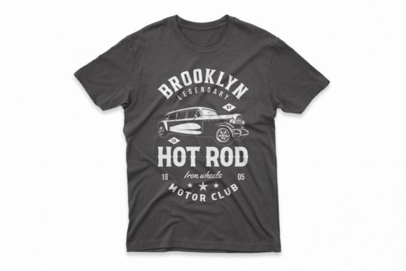 Download Hotrod Car T-Shirt Design Graphic Prints - Graphic Collection