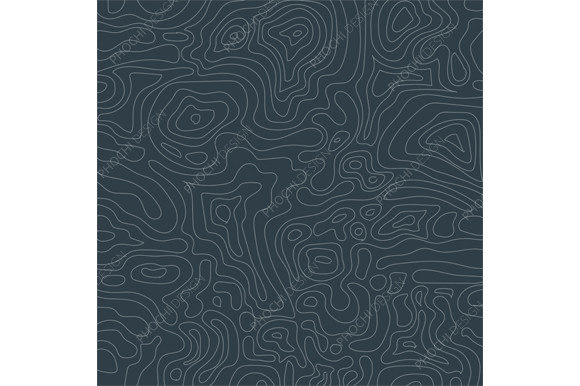 Download Topographic Lines Map on Blue Background - Graphic Collection