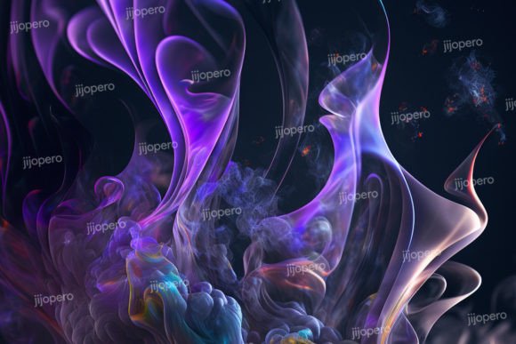 Download Holographic Multicolor Smoke Textures - Graphic Collection