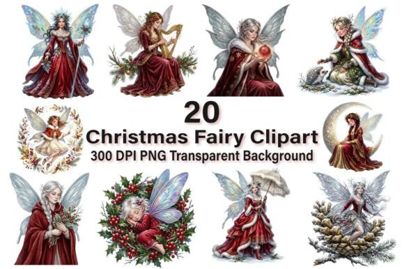 Download Magical Christmas Fairy Clipart PNG - Magic Collection