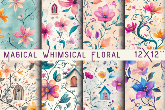 Download Magical Whimsical Floral Wallpaper - Magic Collection