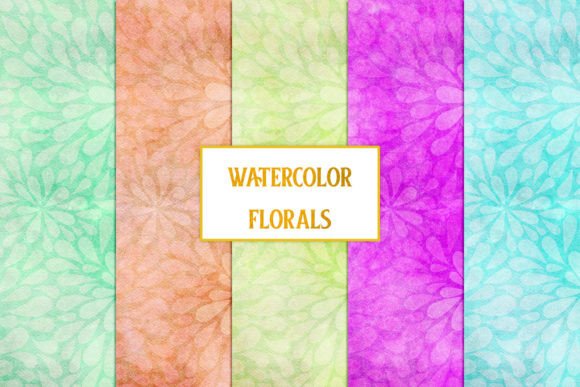 Download 10 Watercolor Floral Textures - Floral textures Collection